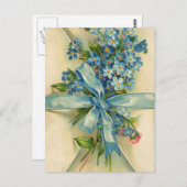 Carte Postale myosotis (Devant / Derrière)