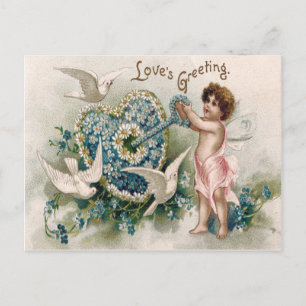 Carte Postale Myosotis Cupidon Nivéole Daisy