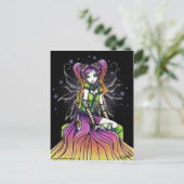 Carte postale Myra Celestial Rainbow Fairy Art (Debout devant)