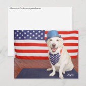 Carte Postale Myrtie patriotique (Devant / Derrière)