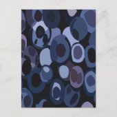 Carte Postale Myrtille Moderne Abstraite (Devant)