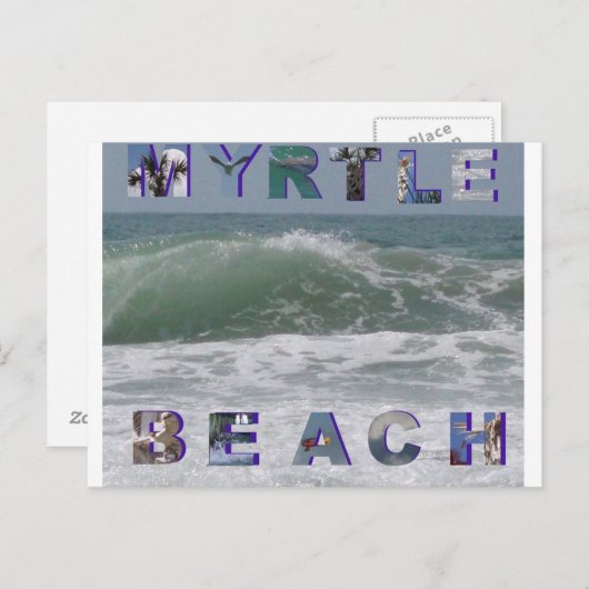 Carte Postale Myrtle Beach (Devant / Derrière)