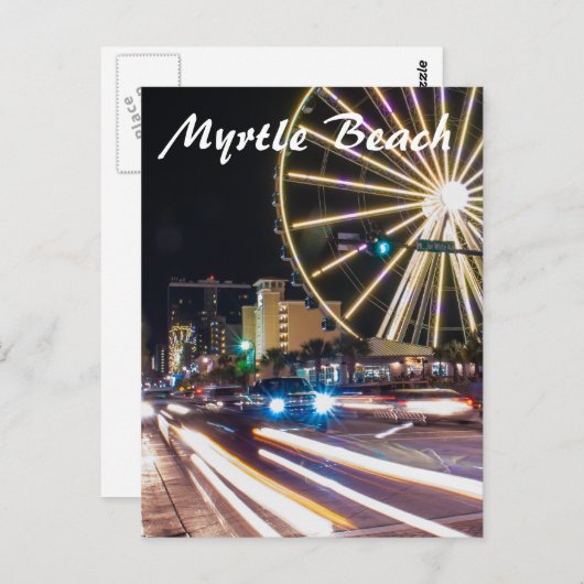 Carte Postale Myrtle Beach (Devant / Derrière)