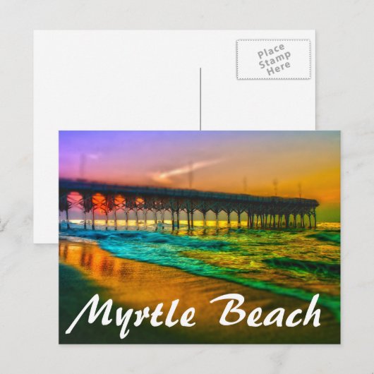 Carte Postale Myrtle Beach (Devant / Derrière)