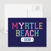 Carte Postale Myrtle Beach 1938 (Devant / Derrière)