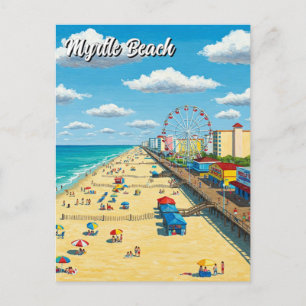 Carte Postale Myrtle Beach Carolina Sud Voyage