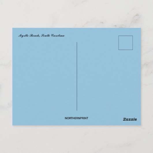 Carte Postale Myrtle Beach Caroline du Sud (Dos)