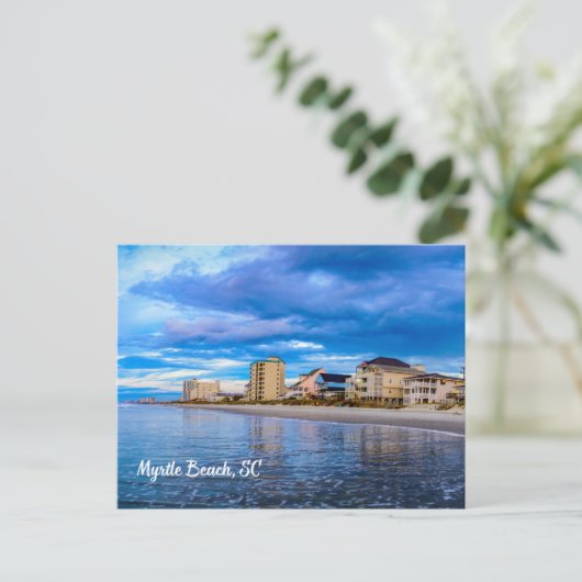 Carte Postale Myrtle Beach, Caroline du Sud Ocean Beach Vue (Debout devant)