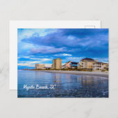 Carte Postale Myrtle Beach, Caroline du Sud Ocean Beach Vue (Devant / Derrière)