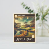 Carte Postale Myrtle Beach, Caroline du Sud | VINTAGE (Debout devant)