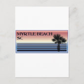 Carte Postale Myrtle Beach SC Palm Tree (Devant)