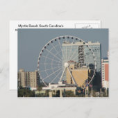Carte Postale Myrtle Beach Sky Wheel (Devant / Derrière)