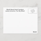Carte Postale Myrtle Beach Sky Wheel (Dos)