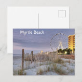 Carte postale Myrtle Beach South Carolina Bord de (Devant / Derrière)