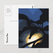 Carte Postale Mystérieuse Lune (Devant / Derrière)