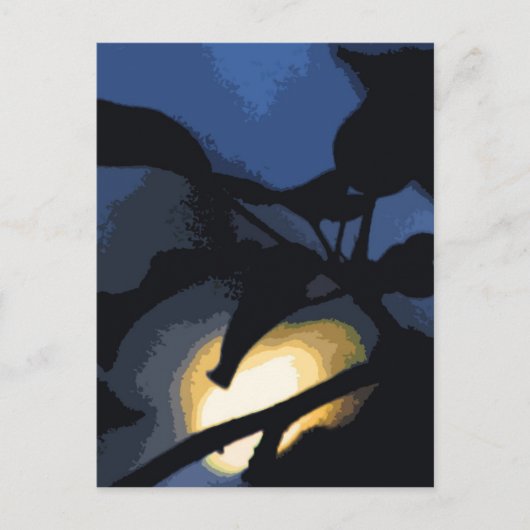 Carte Postale Mystérieuse Lune (Devant)