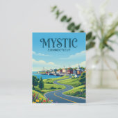 Carte Postale Mystic Connecticut (Debout devant)