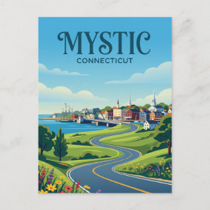 Carte Postale Mystic Connecticut