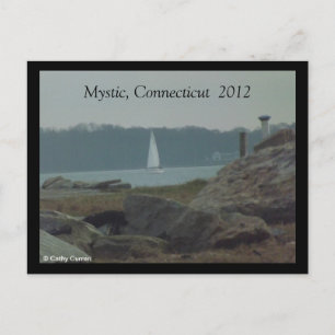 Carte Postale Mystic, Connecticut Après Sandy Postcard