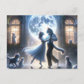 Carte Postale Mystic Kitty Dancing (Devant)