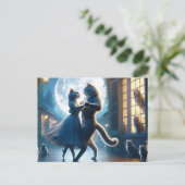 Carte Postale Mystic Kitty Dancing 2 (Debout devant)