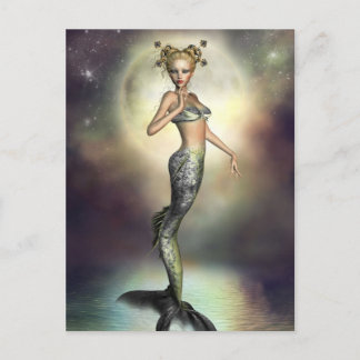 Carte Postale Mystic Moon Mermaid