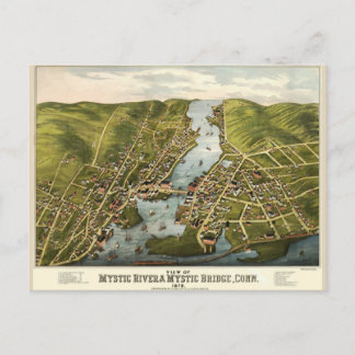Carte Postale Mystic River, CT