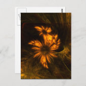 Carte postale Mystique Garden Art Abstrait (Devant / Derrière)