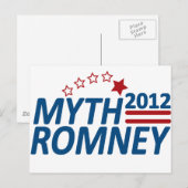 Carte Postale Myth Romney Anti Mitt 2012 (Devant / Derrière)