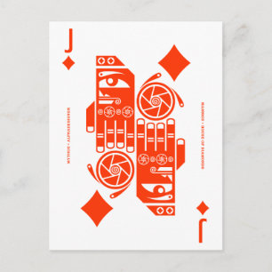 Carte Postale Mythe Mammon Valet de Carreaux