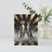 Carte Postale Mythical Cat-Dragon Creatures (Debout devant)