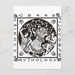 Carte Postale Mythologie grecque (noire)
