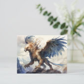 Carte Postale Mythologie Griffin Griffin (Debout devant)