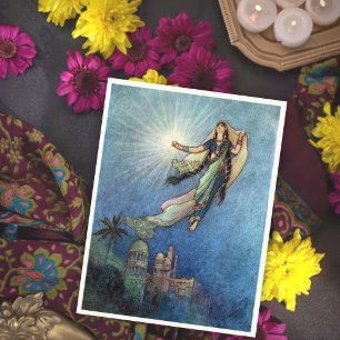 Carte Postale Mythologie indienne vintage Warwick Goble