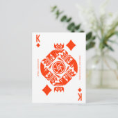 Carte Postale Mythos Jormungandr Roi des Diamants (Debout devant)