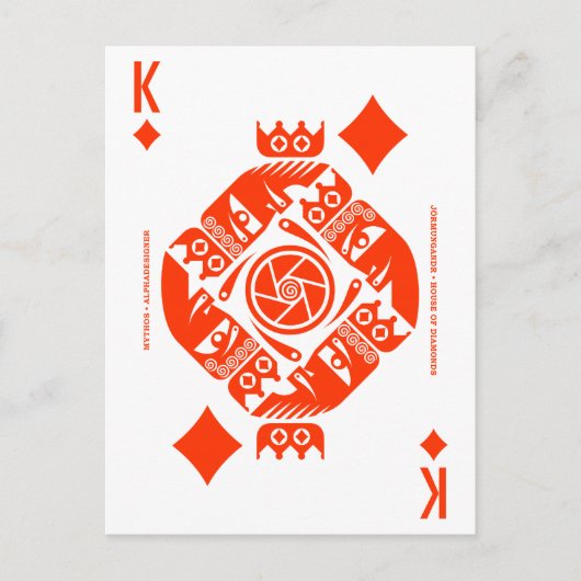 Carte Postale Mythos Jormungandr Roi des Diamants (Devant)