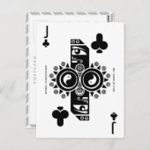 Carte Postale Mythos Min Jack of Clubs (Devant / Derrière)