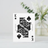 Carte Postale Mythos Osiris roi des pique (Debout devant)