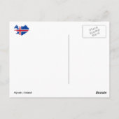 Carte Postale Mývatn, Islande (Dos)