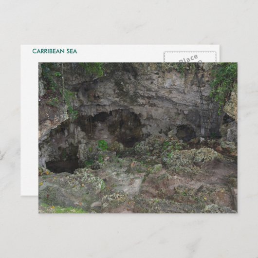 CARTE POSTALE N° 1 DE CARRIBEAN CAVE (Devant / Derrière)