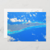 CARTE POSTALE N° 1 DE LA MER CARRIBÉENNE (Devant / Derrière)