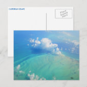 CARTE POSTALE N° 2 DE LA MER CARRIBÉENNE (Devant / Derrière)