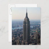 Carte Postale N.A., USA, New York, New York. L'Empire (Devant / Derrière)