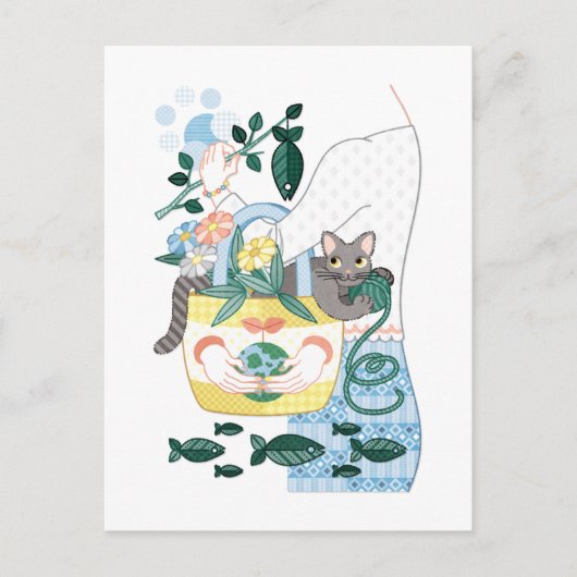 Carte Postale N ・ ECOBAG(remake) (Devant)