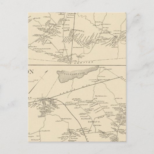 Carte Postale N Hampton, Newton (Devant)