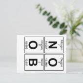 Carte Postale N-O-O-B (no) - Complet (Debout devant)