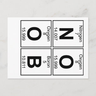 Carte Postale N-O-O-B (no) - Complet