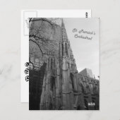 Carte Postale N.Y.E. Cathédrale Saint Patrick (Devant / Derrière)