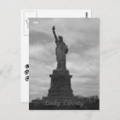 Carte Postale N.Y.E Lady Liberty (Devant / Derrière)