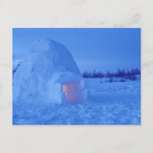 Carte Postale NA, Canada, Manitoba, Churchill. igloo arctique